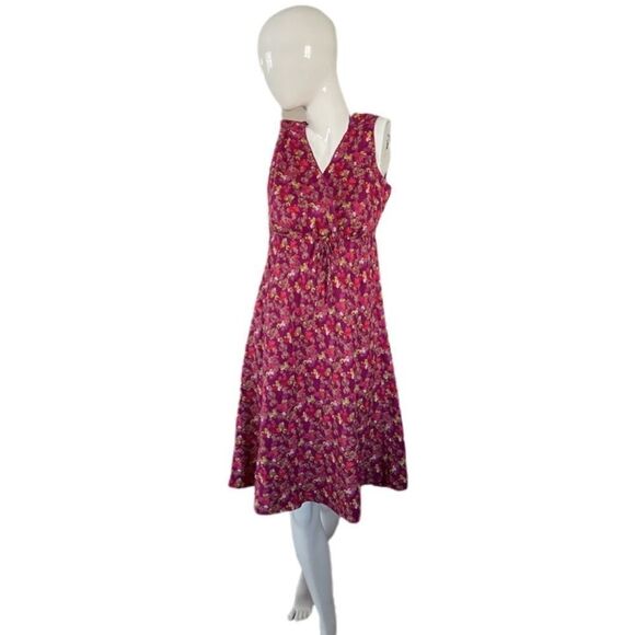 Eddie Bauer Red Flora Midi Dress - Picture 1 of 5